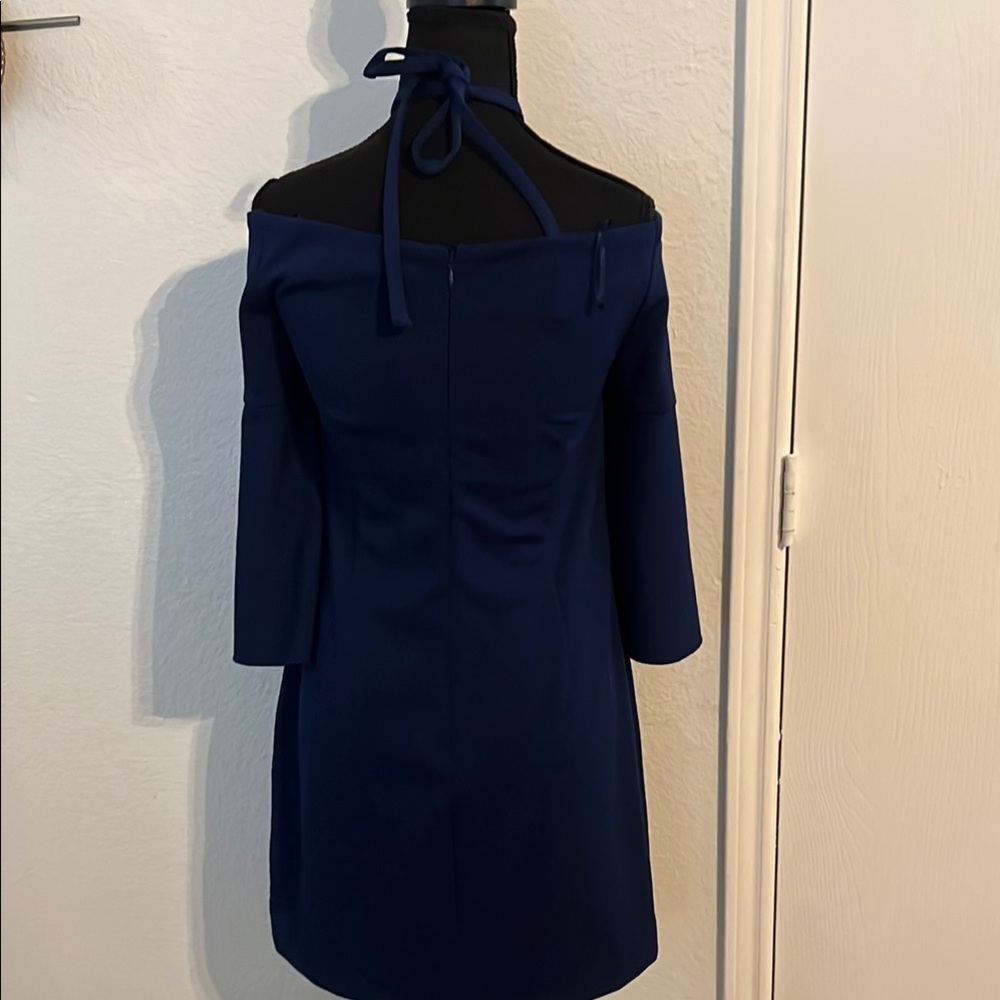 Trina Turk Elegant Navy Blue Dress. NWT. Sz 10 - Picture 4 of 6